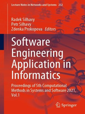 cover image of Software Engineering Application in Informatics